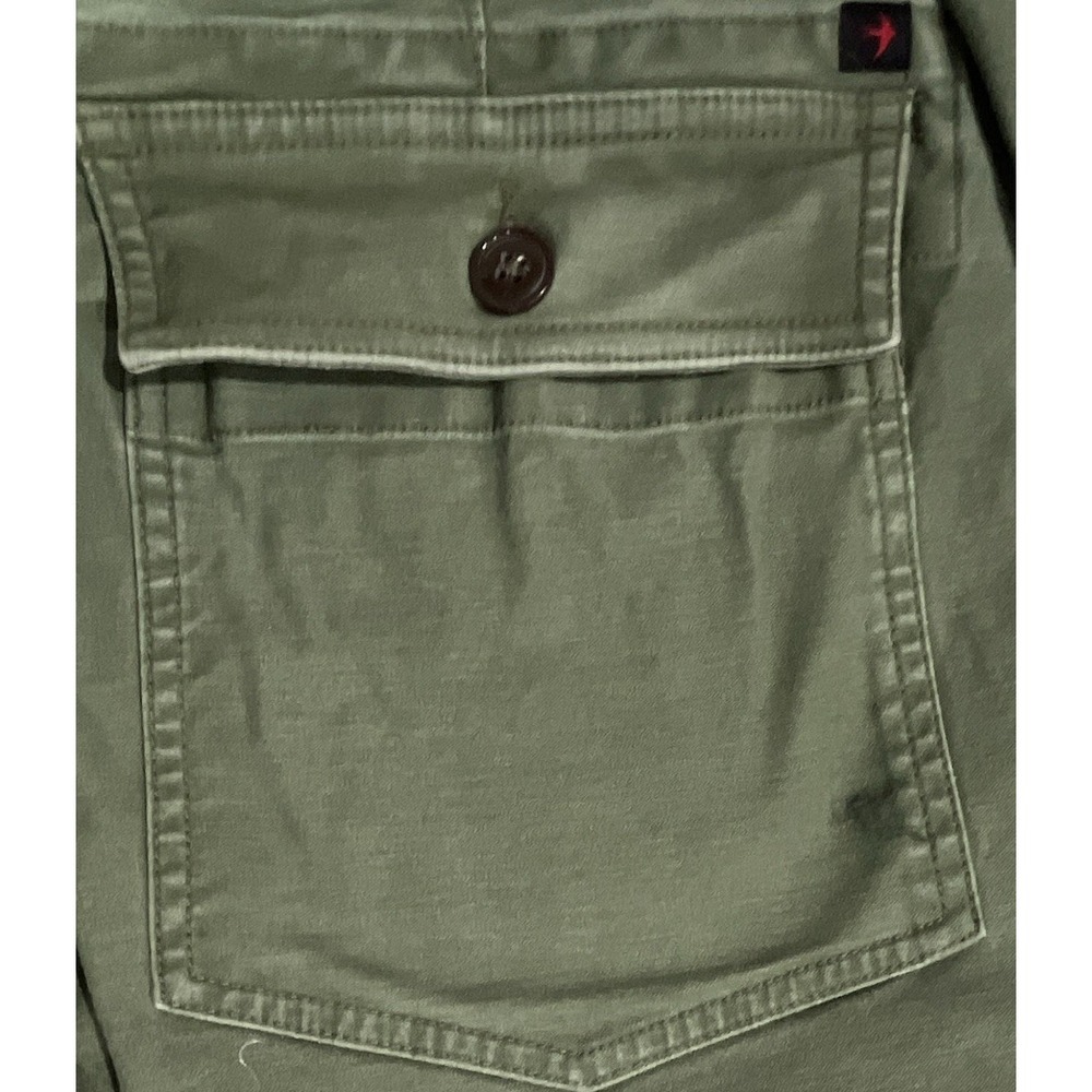 Relwen Mens Fatigue Pants Olive Green Military Utility Trousers Size 38 - Picture 4 of 10